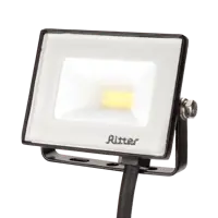Прожектор светодиодный уличный Ritter Profi 53414 7 10 Вт 1000 Лм 180-240В нейтральный белый свет 4000К IP65 черный