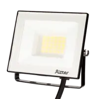 Прожектор светодиодный уличный Ritter Profi 53416 1 30 Вт 3000 Лм 180-240В нейтральный белый свет 4000К IP65 черный