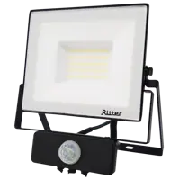Прожектор светодиодный Ritter Profi 53422 2 50 Вт 5000 Лм 180-240В с датчиком движения холодный белый свет 6500К IP65 че