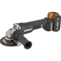УШМ аккумуляторная бесщеточная Worx WX812.2, 20 В Li-ion 4 Ач 125 мм