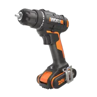 Дрель-шуруповерт аккумуляторная Worx WX100, 20 В Li-ion 1x2 Ач