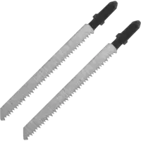 Пилка для лобзика по дереву Elitech T101AIF 75 мм 2 шт.