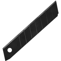 Лезвие сменное для ножа Rage by Vira воронёное 18 мм, 5 шт.