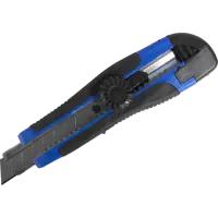 Нож строительный Vertextools 0044-100-18 двухкомпонентный корпус сегментное лезвие 18 мм