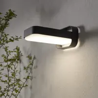 Светильник настенный светодиодный уличный на солнечных батареях Inspire «Waiki» IP44 с датчиком освещенности цвет серый