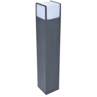 Столб уличный светодиодный Inspire Telin 70 см нейтральный белый свет цвет серый