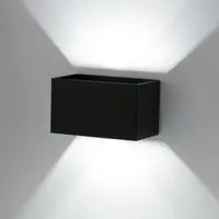 Светильник уличный светодиодный InspireRoxb 12 Вт IP54 квадрат цвет черный накладной нейтральный белый свет