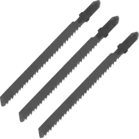 Пилка для лобзика по дереву Matrix T101BR чистый рез, 3 шт.