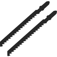 Пилка для лобзика по дереву Вихрь Т144D быстрый рез, 2 шт.