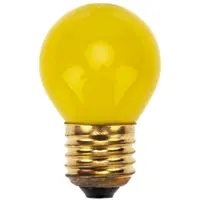 Лампа накаливания Neon-Night E27 230 В 10 Вт шар 70 лм желтый цвет света