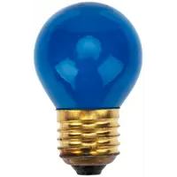 Лампа накаливания Neon-Night E27 230 В 10 Вт шар 70 лм синий цвет света