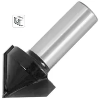 Фреза по дереву пазовая V-образная 1411305 25.4x19 мм хвостовик 12 мм