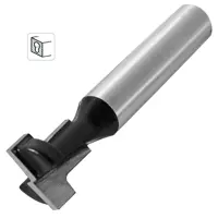 Фреза по дереву пазовая T-образная 1411600 12.7x13 мм хвостовик 8 мм