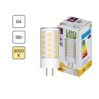 Лампа светодиодная G4 220 В 3 Вт 300 лм теплый белый свет