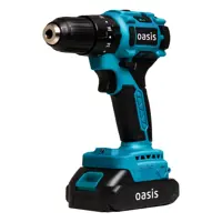 Дрель-шуруповерт аккумуляторная ударная бесщеточная Oasis ASU-18A, 18 В Li-ion 2x2 Ач