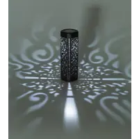 Светильник в грунт Эра «Восток» SF22-39 на солнечных батареях 19 см цвет черный нейтральный белый свет