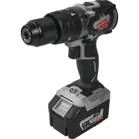 Дрель-шуруповерт аккумуляторная ударная бесщеточная Интерскол ДАУ-13/18В, 18 В Li-ion 4 Ач