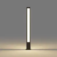 Столб уличный светодиодный Apeyron 100 см теплый белый свет цвет черный