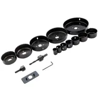 Набор коронок по дереву Matrix 70472 19-127 мм, 12 шт.