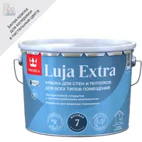 Краска для стен и потолков экстра-стойкая Tikkurila Luja Extra моющаяся матовая цвет белый база А 9 л