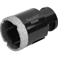 Коронка алмазная по керамограниту и керамике Rage 40 мм