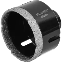 Коронка алмазная по керамограниту и керамике Rage 68 мм