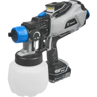 Краскопульт аккумуляторный Deko DKSG20K3, 20 В Li-ion 1x2 Ач, 590 мл/мин