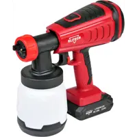 Краскопульт аккумуляторный Elitech КА 18БЛП E2208.003.02, 18 В Li-ion 2 Ач, 1000 мл/мин