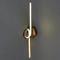 Настенный светильник светодиодный Freya «Танго» цвет черный