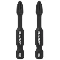 Бита крестовая ударная магнитная Rage by Vira 554125 PH2x50 мм, 2 шт.