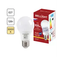 Лампа светодиодная Bellight E27 220-240 В 12 Вт груша матовая 1020 лм теплый белый свет
