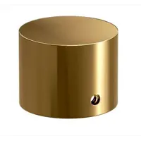 Заглушка для гибкого неона Full Light накладная цвет золотой