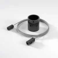 Трос подвесной для гибкого неона Full Light накладной цвет черный