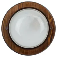 Светильник ЖКХ Эра НБО 03-60-021 60 Вт IP54 круг цвет орех