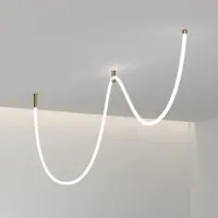 Светильник подвесной светодиодный «Full Light Minimal» 7 м² нейтральный белый свет цвет латунь