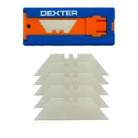 Лезвие трапециевидное Dexter 316-00465 19 мм, 5 шт.