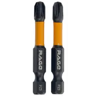 Бита ударная магнитная Rage PZ3x50 мм, 2 шт.