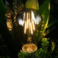 Лампочка декоративная ST64 дымчатая эдисон 7 Вт E27 8513