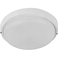 Светильник ЖКХ светодиодный Онлайт «OBL» 20 Вт 4000 К IP65 с датчиком движения круг цвет белый