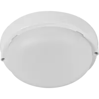 Светильник ЖКХ светодиодный Онлайт «OBL» 20 Вт 6500 К IP65 с датчиком движения круг цвет белый