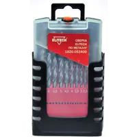 Набор сверл по металлу Elitech 1820.052400, 19 шт.