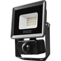 Прожектор светодиодный уличный Wolta WFL-10W/08S 10 Вт 5700 К IP65 нейтральный белый свет с датчиком движения