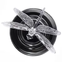 Светильник садовый плавающий Uniel Dragon Fly на солнечных батареях 10x10x6 см RGB свет цвет черный