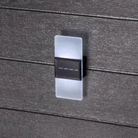 Светильник настенный светодиодный уличный на солнечной батарее Duwi Solar датчик освещенности холодный белый свет цвет ч