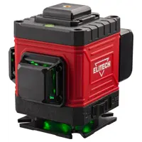 Уровень лазерный Elitech ПЛ 12Л-ЗЕЛ зеленый луч 25 м