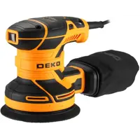 Эксцентриковая шлифмашина сетевая Deko DKG-125, 400 Вт, 125 мм