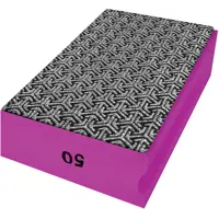 Губка шлифовальная алмазная односторонняя Vertextools P50 90x55x30 мм