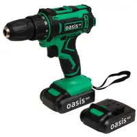 Дрель-шуруповерт аккумуляторная Oasis Eco ASB-18S, 18 В Li-ion 2x1.5 Ач