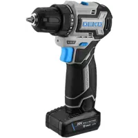 Дрель-шуруповерт аккумуляторная бесщеточная Deko Sharker Pro 084-1035, 20 В 2x2 Ач