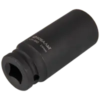 Торцевая головка ударная шестигранная Кобальт 642-340 1/2 дюймов 24 мм